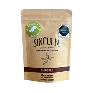 Carne Seca Gourmet Chipotle Sin Culpa 25g